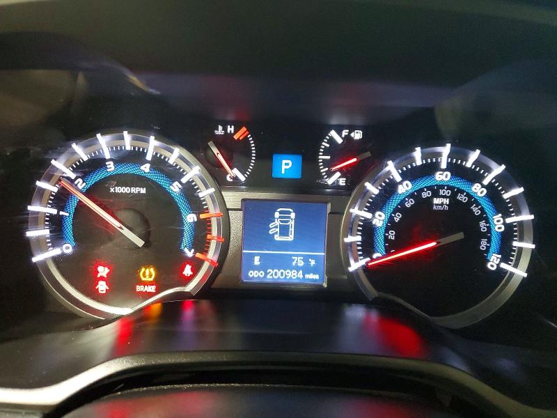 2016 Toyota 4runner VIN JTEBU5JR3G5345524 COPART salvage auction — ALL OVER, Tn - Salvage Certificate, sold $4,500 on 2026-07-19 (photo 9)