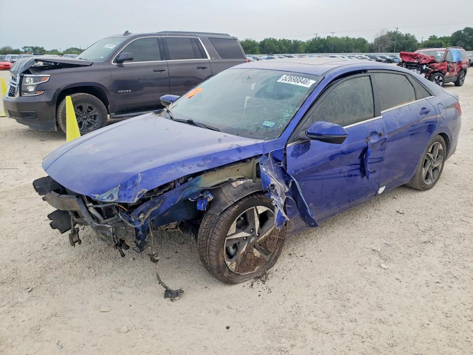2021 Hyundai VIN KMHLP4AG4MU170318 COPART salvage auction — FRONT END, Tx - Salvage Vehicle Title, sold $1,350 on 2026-07-30 (photo 1)