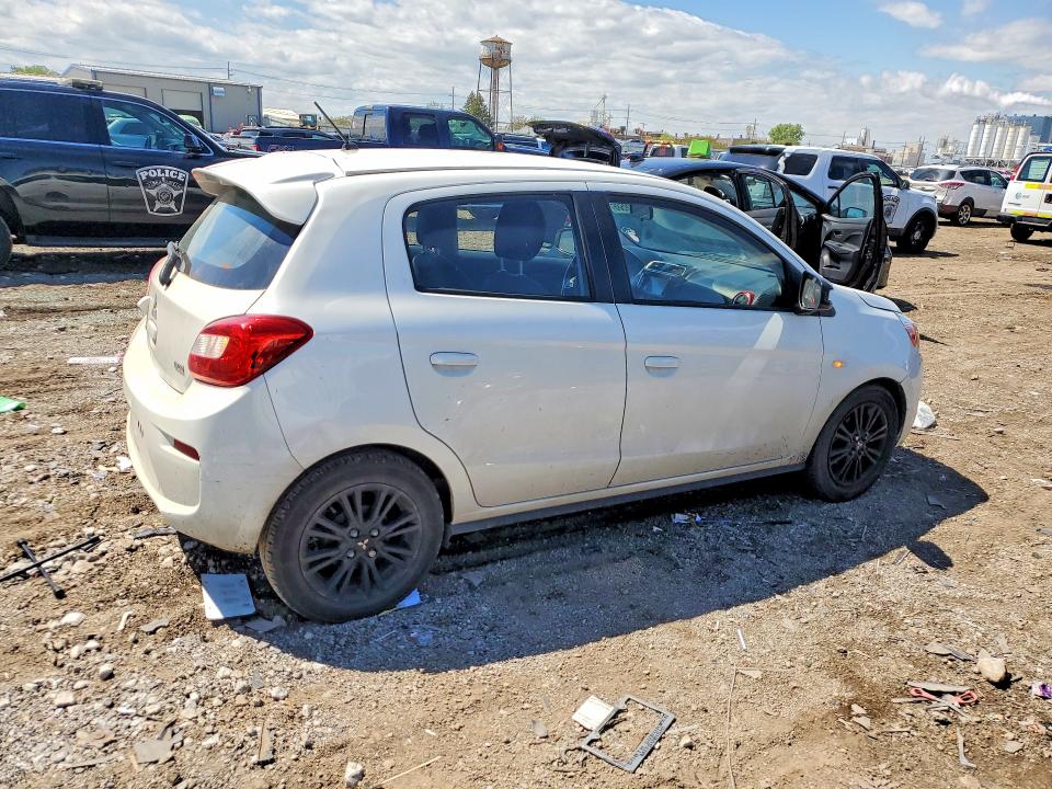 2020 Mitsubishi Mirage VIN ML32A5HJ1LH002445 COPART salvage auction — FRONT END, IL - SALVAGE CERTIFICATE, sold $1,650 on 2026-07-24 (photo 3)