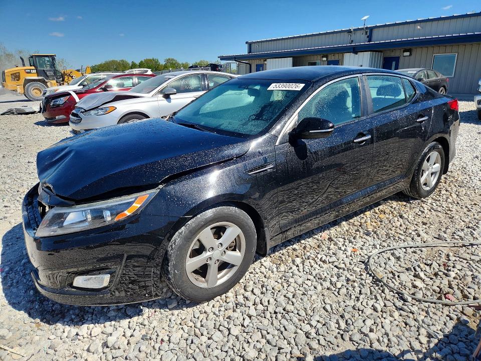 2014 Kia VIN 5XXGM4A71EG339068 COPART salvage auction — FRONT END, Mi - Certificate Of Title, sold $625 on 2026-07-02 (photo 1)