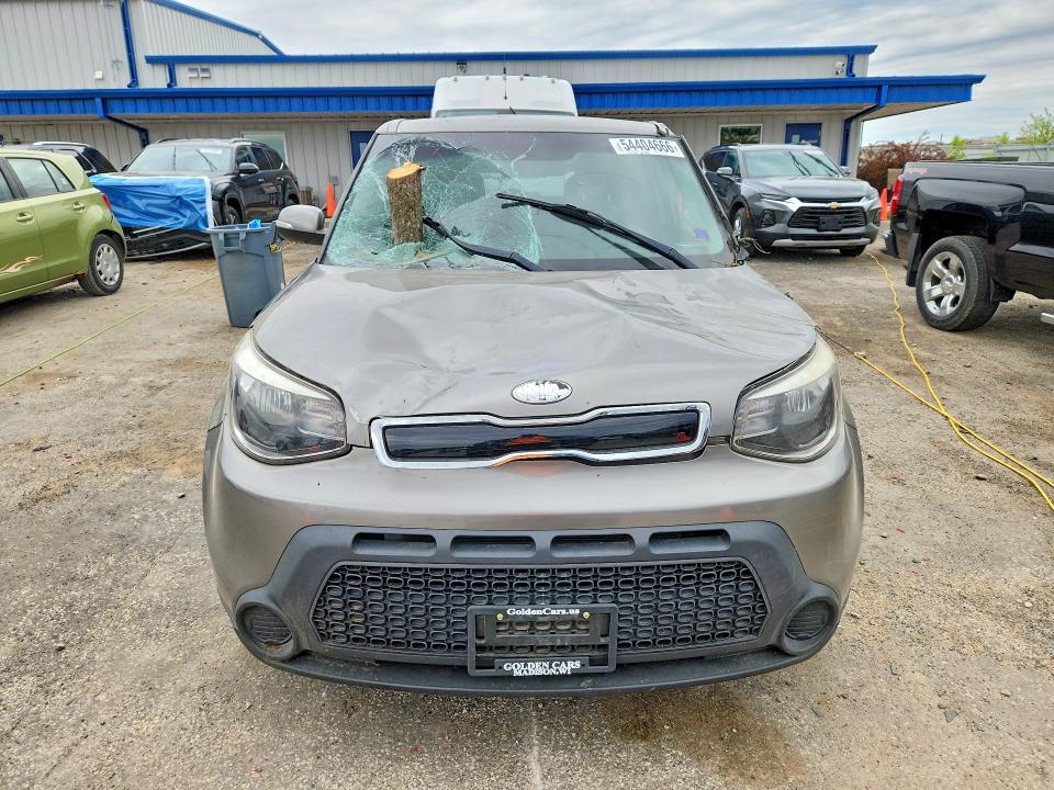2014 Kia Soul VIN KNDJP3A58E7014464 COPART salvage auction — FRONT END, Ia - Cert Of Title-Salvage Title, sold $450 on 2026-07-14 (photo 5)