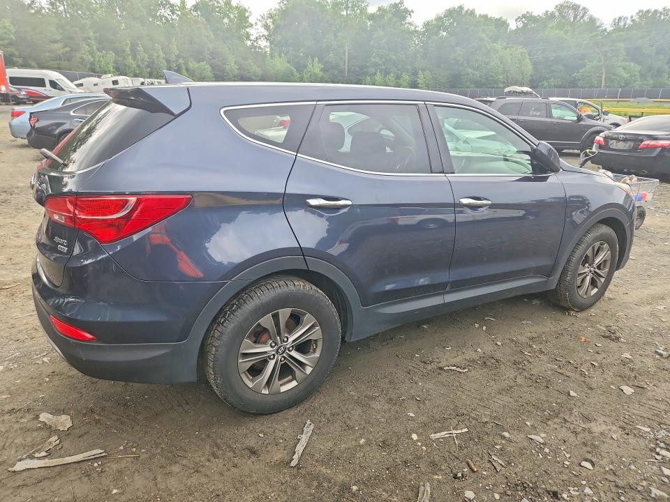 2014 Hyundai VIN 5XYZTDLB6EG134547 COPART salvage auction — VANDALISM, MD - CERT OF SALVAGE > 75% DAMAGE, sold $1,850 on 2026-07-07 (photo 3)