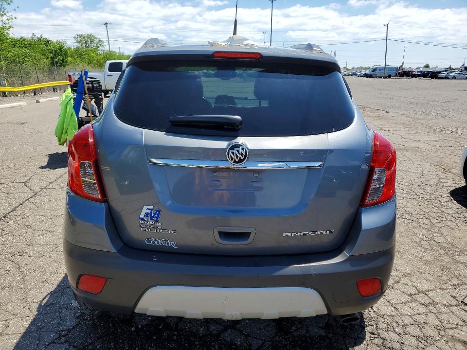 2014 Buick Encore VIN KL4CJCSB3EB635150 COPART salvage auction — MINOR DENT/SCRATCHES, Mi - Certificate Of Title, sold $1,450 on 2026-07-02 (photo 6)