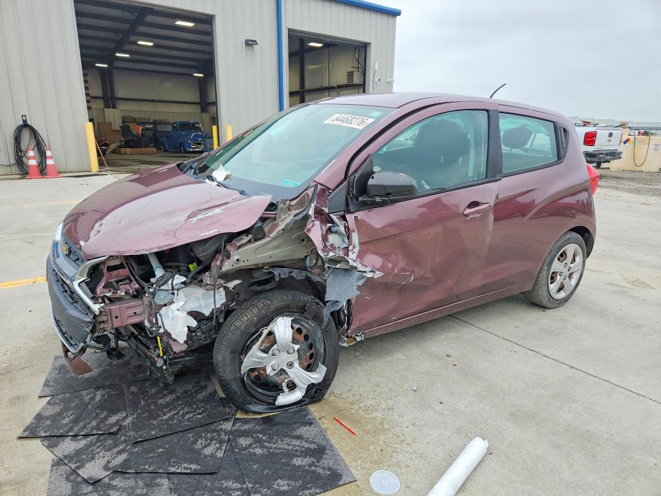 2021 Chevrolet Spark VIN KL8CB6SA8MC714875 COPART salvage auction — FRONT END, IN - CERT OF TITLE-SALVAGE TITLE, sold $400 on 2026-07-09 (photo 1)