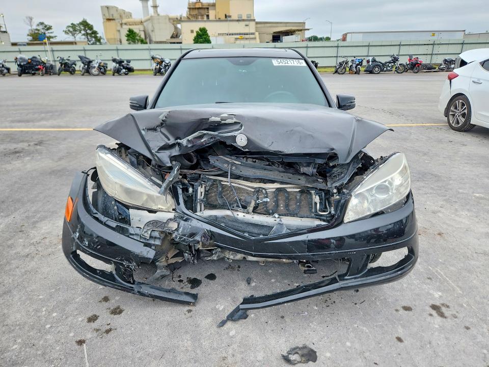 2011 Mercedes-benz C-klasse VIN WDDGF5EB3BR170264 COPART salvage auction — FRONT END, Ok - Cert Of Title-Salvage, sold $400 on 2026-08-21 (photo 5)