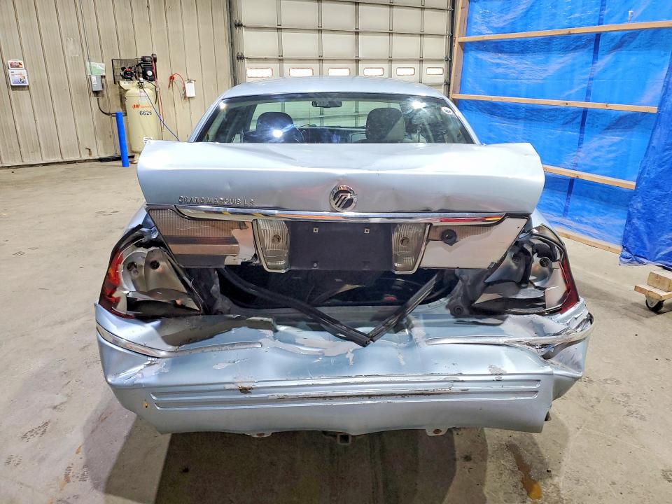 2008 Mercury Grand marquis VIN 2MEFM75V08X601951 COPART salvage auction — REAR END, Nh - Cert Of Title-Salvage, sold $100 on 2026-07-23 (photo 6)