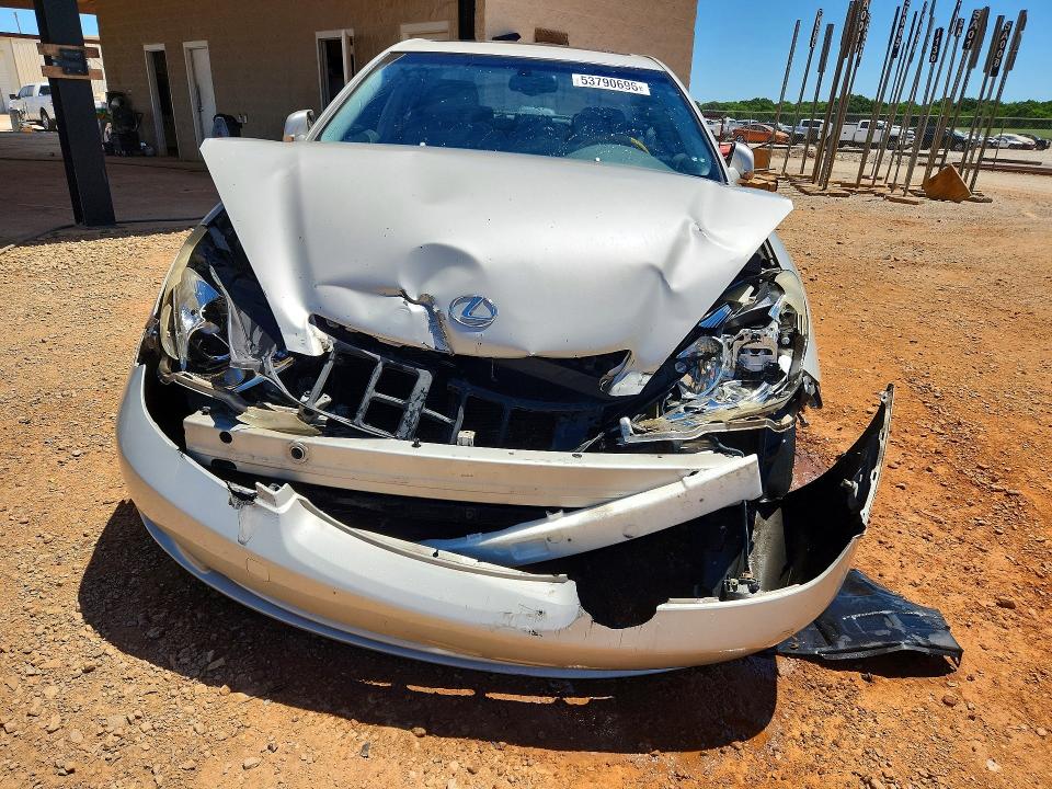 2005 Lexus ES VIN JTHBA30G355095859 COPART salvage auction — FRONT END, Al - Cert Of Title-Salvage Title, sold $450 on 2026-07-08 (photo 5)
