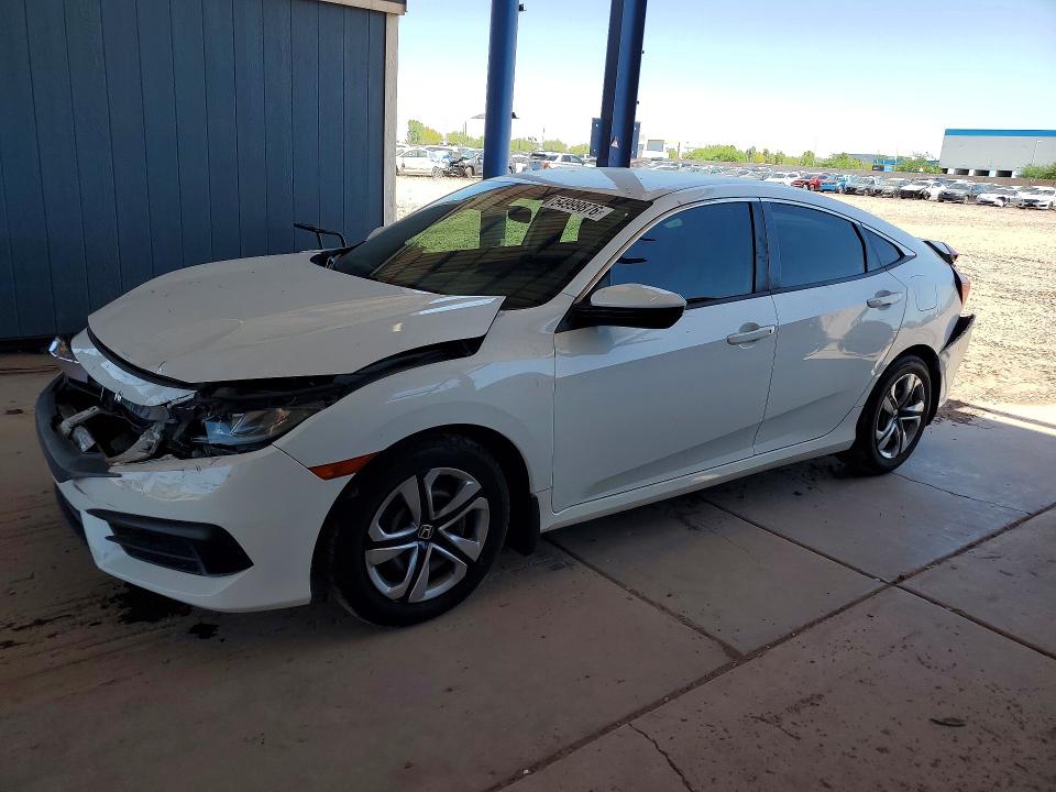 2018 Honda Civic VIN 2HGFC2F5XJH604332 COPART salvage auction — REAR END, Az - Cert Of Title - Salvage, sold $3,950 on 2026-07-02 (photo 1)