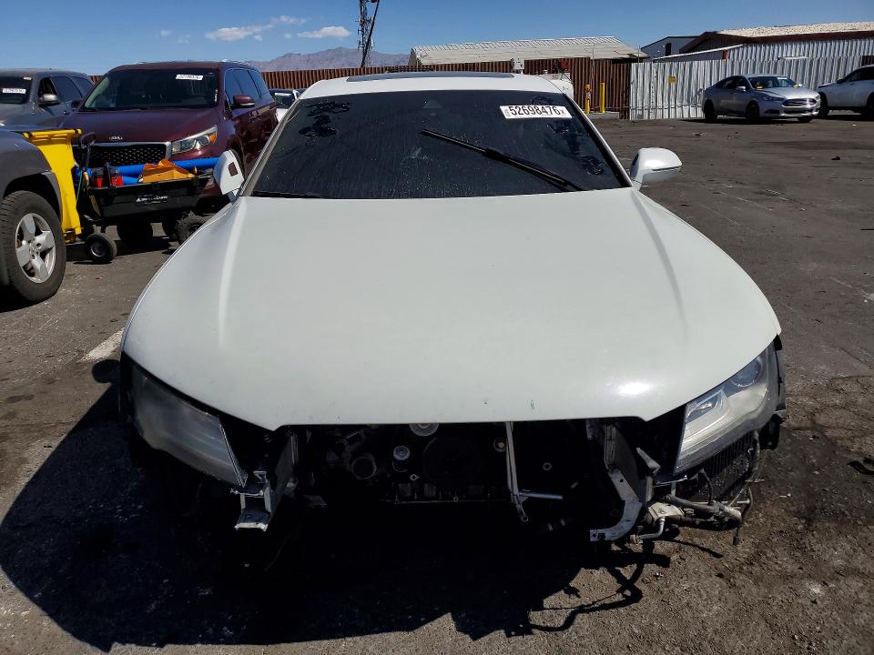 2014 Audi A7 VIN WAUWGAFC4EN067236 COPART salvage auction — FRONT END, NV - SALVAGE TITLE, sold $2,200 on 2026-07-29 (photo 5)