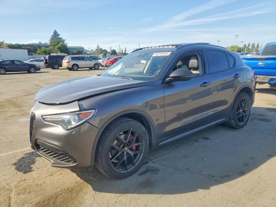 2020 Alfa romeo Stelvio VIN ZASPAJAN5L7C93926 COPART salvage auction — MECHANICAL, Ca - Salvage Certificate, sold $2,500 on 2026-07-06 (photo 1)