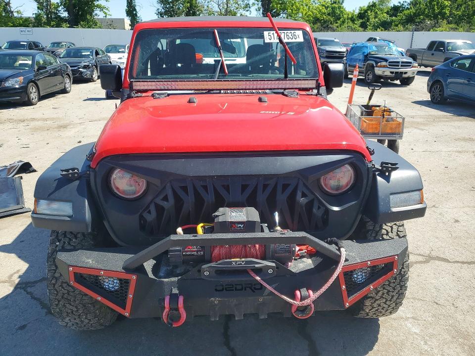 2020 Jeep Wrangler / VIN 1C4GJXAN7LW278586 COPART salvage auction — WATER/FLOOD, Mo - Salvage Certificate Of Title, sold $6,500 on 2026-07-10 (photo 5)