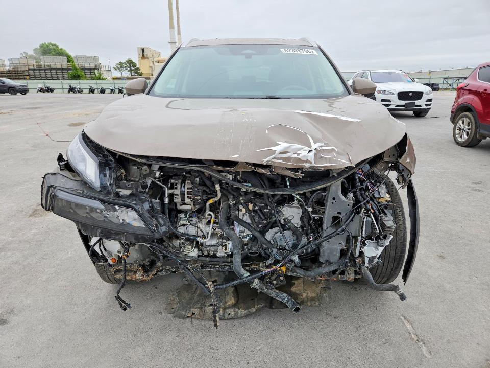 2024 Nissan Rogue VIN JN8BT3BA7RW360307 COPART salvage auction — FRONT END, Ok - Cert Of Title-Rebuilt, sold $3,800 on 2026-07-24 (photo 5)