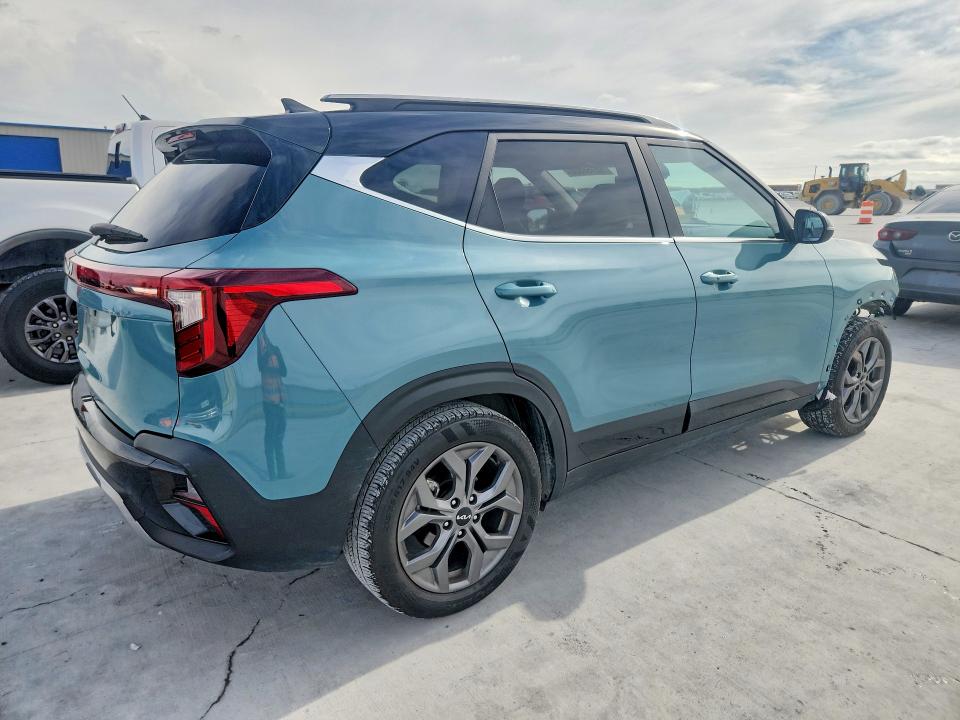 2024 Kia Seltos VIN KNDEU2AA3R7493738 COPART salvage auction — FRONT END, Tx - Salvage Vehicle Title, sold $8,700 on 2026-07-10 (photo 3)