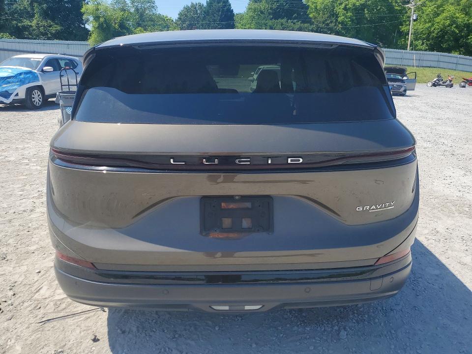 2026 Lucid Gravity VIN 7UUG1GHK5TA010175 COPART salvage auction — FRONT END, Nc - Salvage Certificate Of Title, sold $15,400 on 2026-07-29 (photo 6)