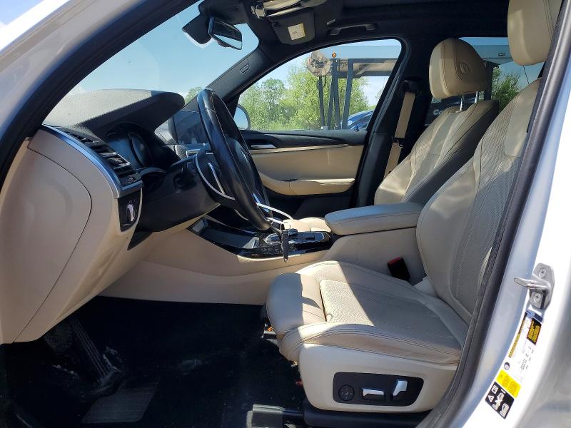 2022 BMW X3 VIN WBX57DP01NN154485 COPART salvage auction — HAIL, OH - CERT OF TITLE-SALVAGE, sold $12,800 on 2026-08-03 (photo 7)
