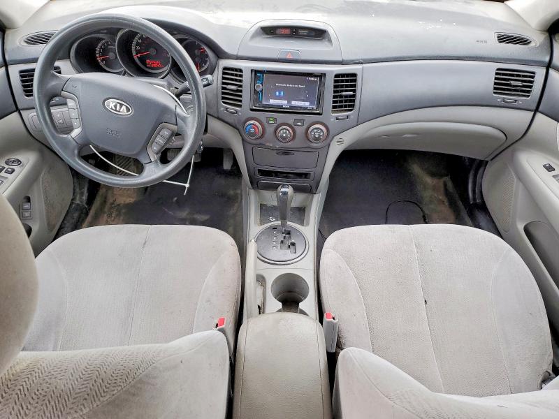 2009 Kia Optima VIN KNAGE228195282998 COPART salvage auction — HAIL, Ia - Cert Of Title-Salvage Title, sold $650 on 2026-07-15 (photo 8)