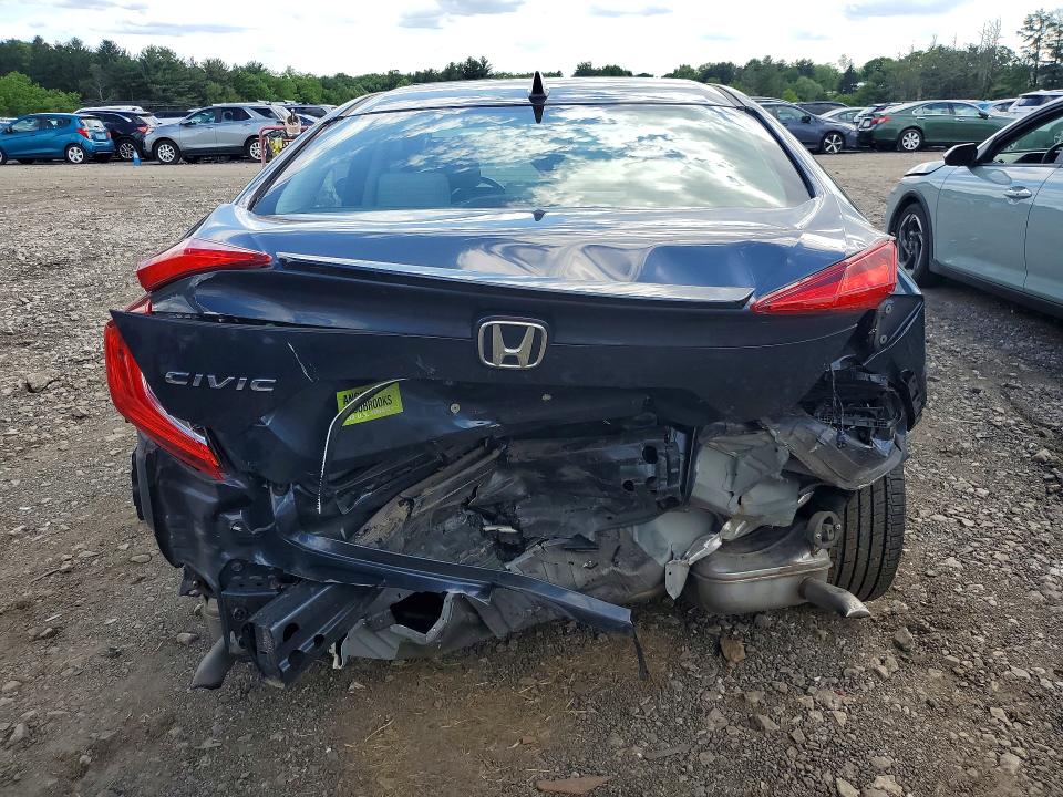 2018 Honda Civic VIN JHMFC1F48JX011904 COPART salvage auction — REAR END, MD - CERT OF SALVAGE > 75% DAMAGE, sold $3,000 on 2026-07-06 (photo 6)