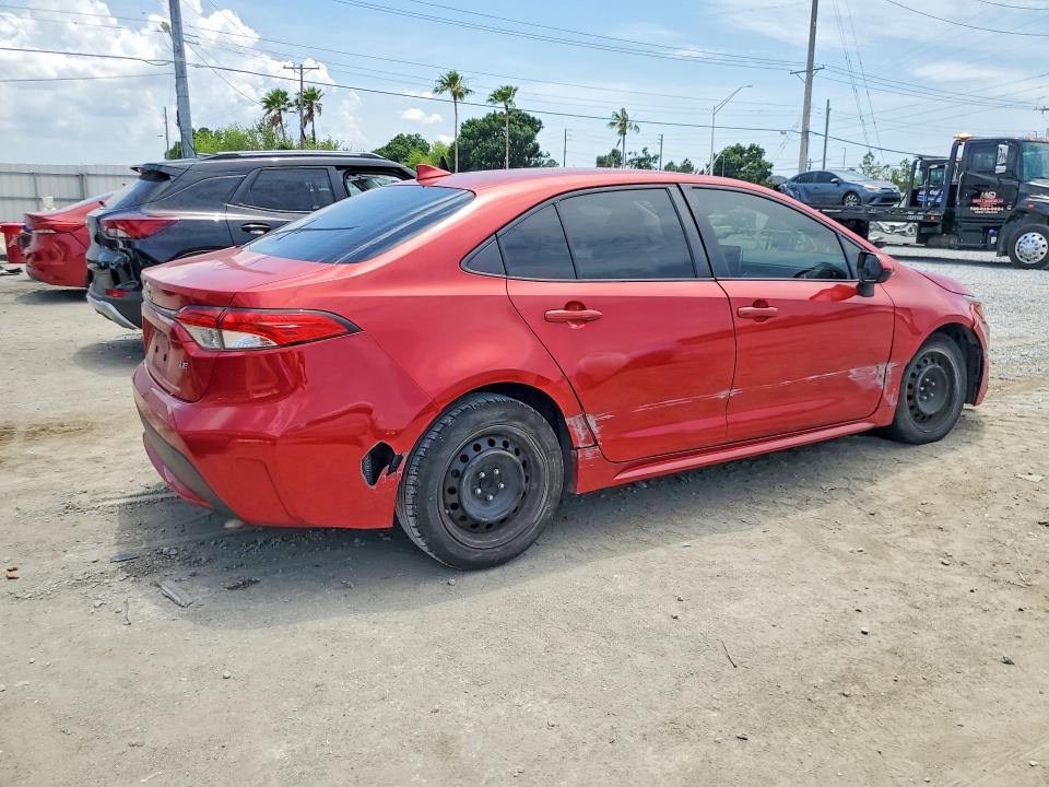 2020 Toyota Corolla VIN JTDEPRAE3LJ093014 COPART salvage auction — SIDE, Fl - Cert Of Title Slvg Rebuildable, sold $4,400 on 2026-07-17 (photo 3)