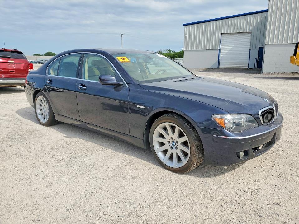 2006 BMW 7 series VIN WBAHL83576DT02058 COPART salvage auction — BIOHAZARD/CHEMICAL, NY - CERTIFICATE OF TITLE (P), sold $450 on 2026-07-06 (photo 4)