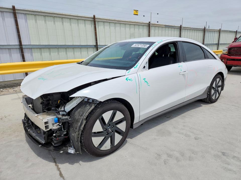 2024 Hyundai Ioniq 6 VIN KMHM24AA7RA071922 COPART salvage auction — FRONT END, Tx - Salvage Vehicle Title, sold $7,700 on 2026-07-17 (photo 1)