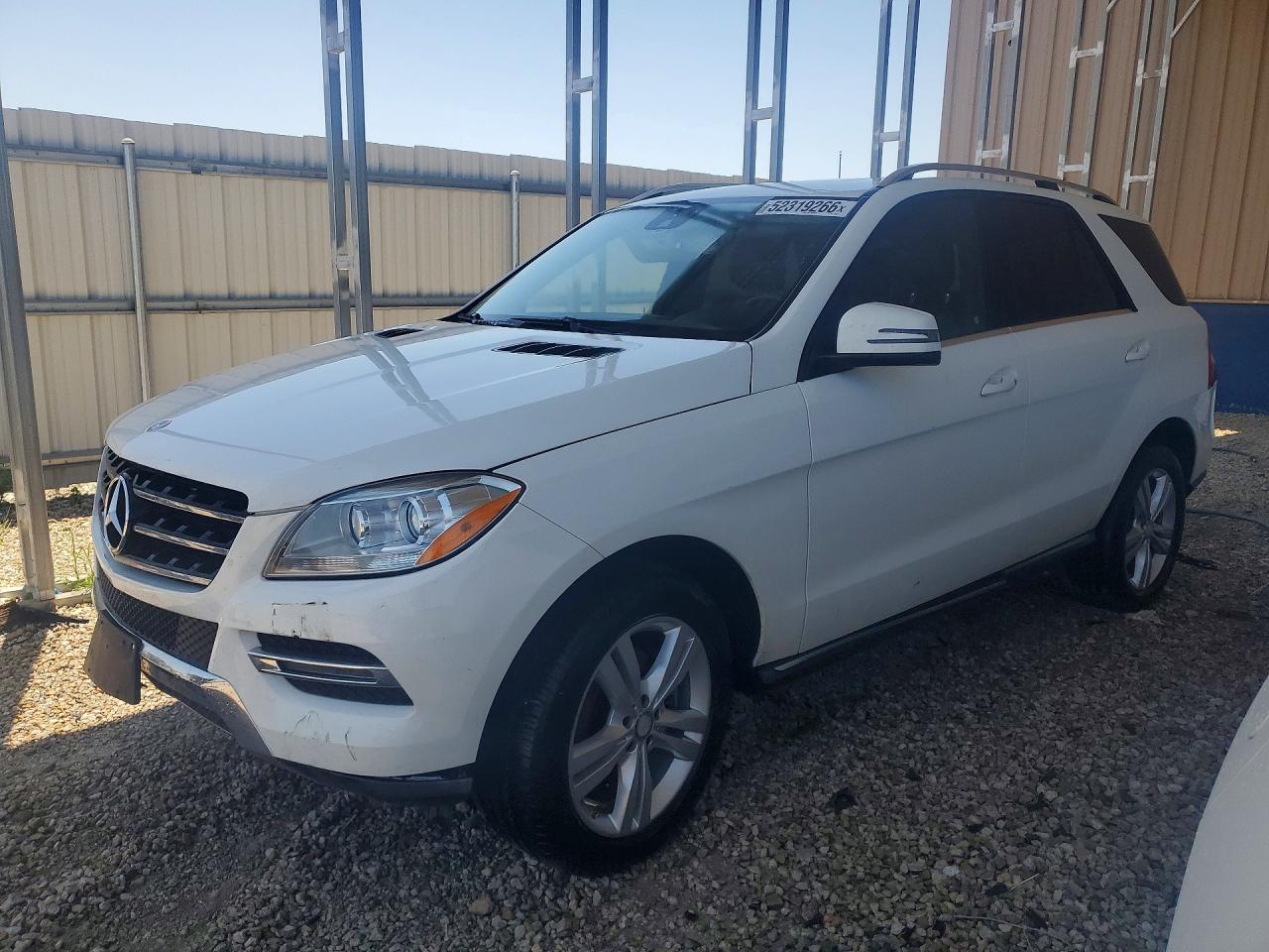 2015 Mercedes-Benz ML-Class VIN 4JGDA5HB7FA502164 COPART salvage auction — Minor Dent/Scratches, KS - CERTIFICATE OF TITLE, sold $2,100 on 2026-07-09 (photo 1)