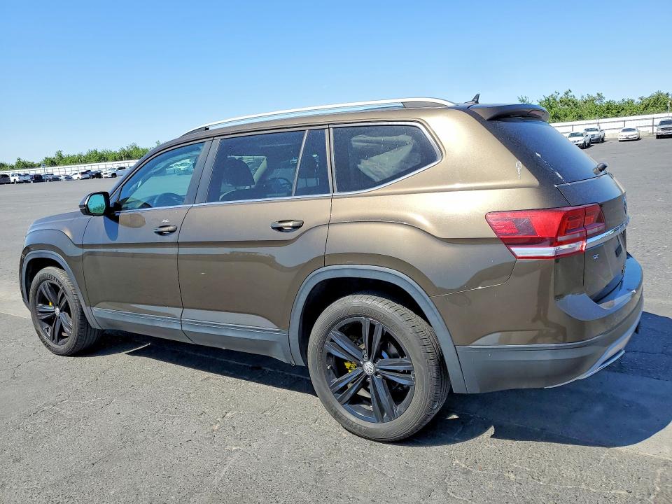 2019 Volkswagen Atlas VIN 1V2WR2CA7KC561781 COPART salvage auction — UNDERCARRIAGE, CA - SALVAGE CERTIFICATE, sold $4,100 on 2026-07-02 (photo 2)