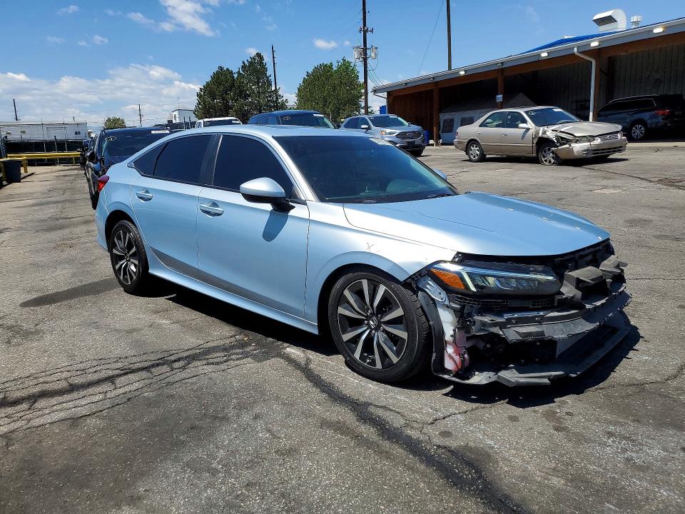 2023 Honda Civic VIN 2HGFE1F74PH310231 COPART salvage auction — UNDERCARRIAGE, Co - Public - Salvage Title, sold $7,200 on 2026-07-02 (photo 4)