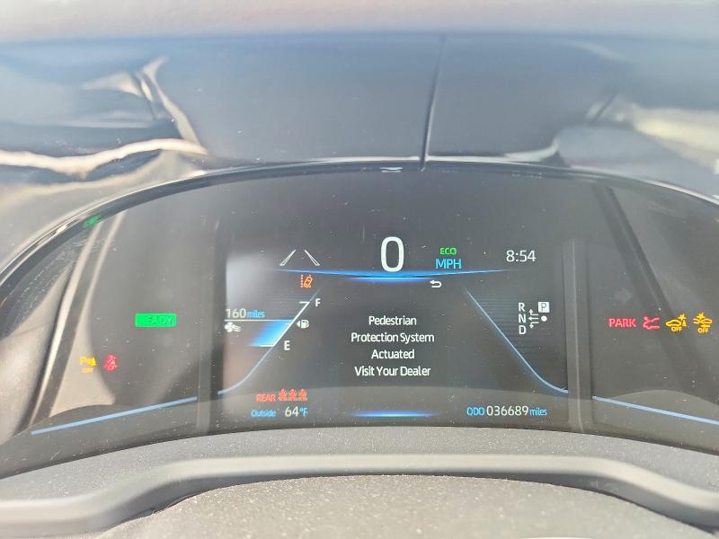 2023 Toyota Mirai VIN JTDAAAAA2PA009835 COPART salvage auction — FRONT END, Ca - Salvage Certificate, sold $1,700 on 2026-07-28 (photo 9)