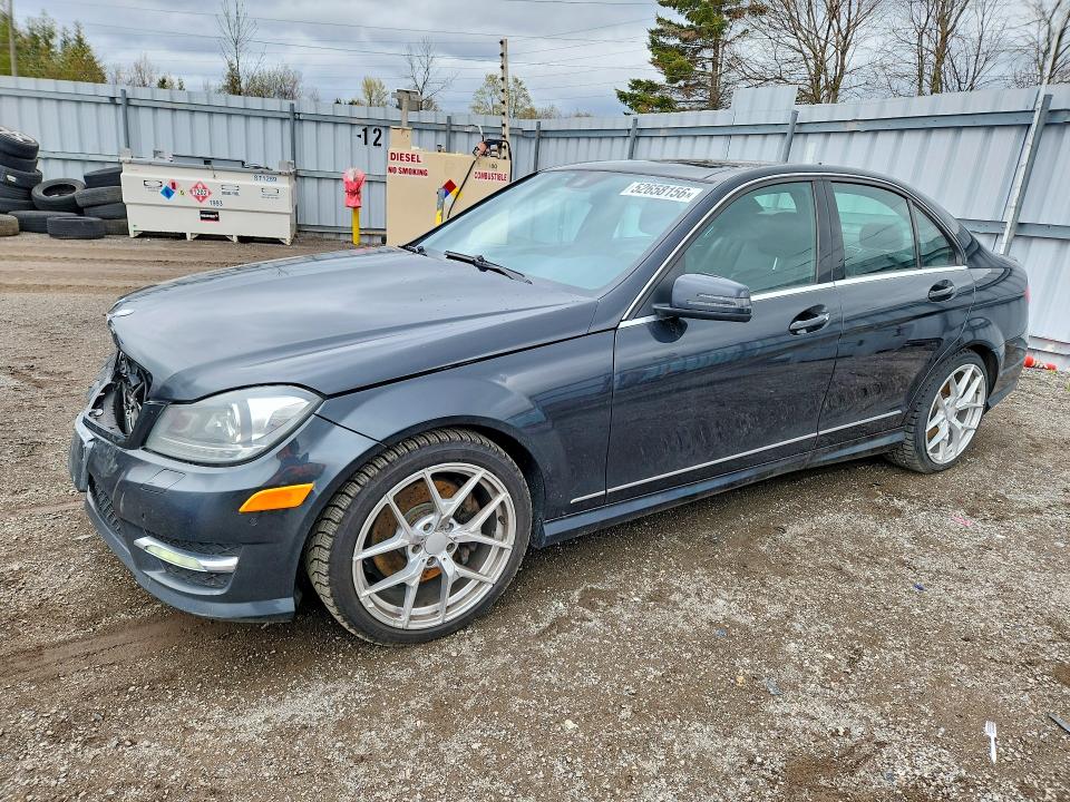 2013 Mercedes-benz VIN WDDGF8JB3DA795692 COPART salvage auction — FRONT END, On - Permit No Brand - Unfit, sold $2,650 on 2026-07-02 (photo 1)
