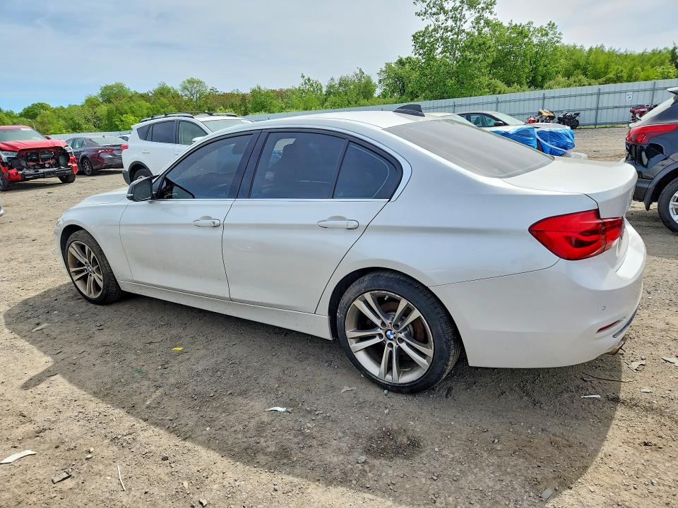 2017 BMW 3 series VIN WBA8D9C3XHA011155 COPART salvage auction — NORMAL WEAR, MA - CERTIFICATE OF TITLE, sold $3,100 on 2026-07-29 (photo 2)