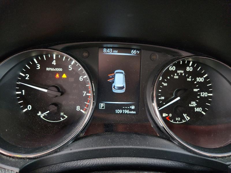 2017 Nissan Rogue VIN KNMAT2MV1HP601059 COPART salvage auction — FRONT END, Il - Salvage Certificate, sold $2,500 on 2026-07-27 (photo 9)