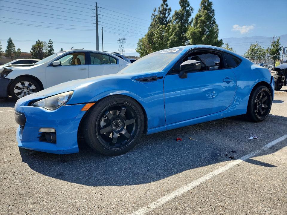 2016 Subaru Brz VIN JF1ZCAC15G9600310 COPART salvage auction — FRONT END, Ca - Salvage Certificate, sold $1,500 on 2026-07-28 (photo 1)