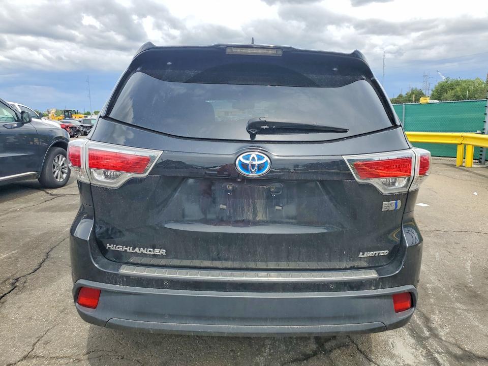 2014 Toyota Highlander VIN 5TDDCRFH8ES004621 COPART salvage auction — FRONT END, Co - Salvage Title, sold $5,800 on 2026-07-07 (photo 6)