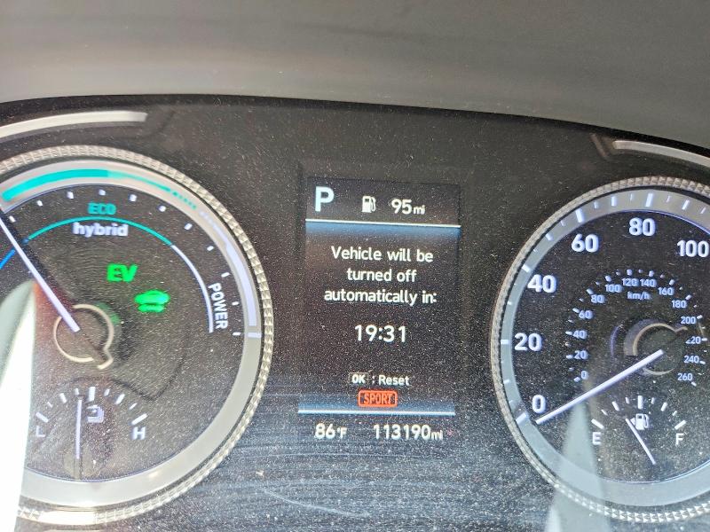 2020 Hyundai Sonata VIN KMHL24JJ9LA009778 COPART salvage auction — VANDALISM, Salvage Title, sold $3,950 on 2026-07-23 (photo 9)