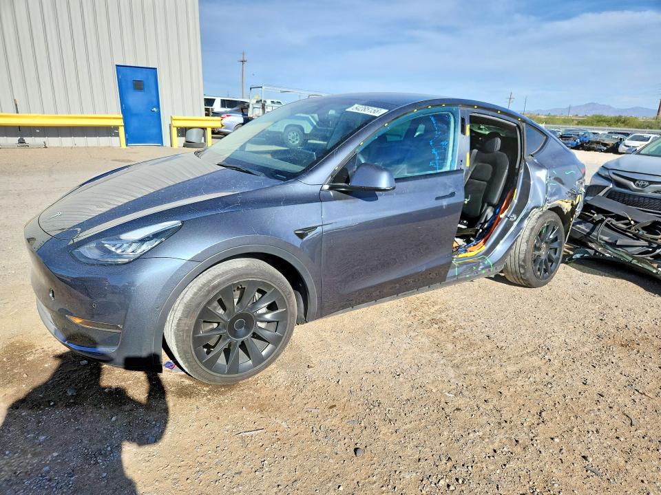 2022 Tesla VIN 7SAYGDEE1NA018008 COPART salvage auction — SIDE, Az - Cert Of Title - Salvage, sold $9,100 on 2026-07-17 (photo 1)
