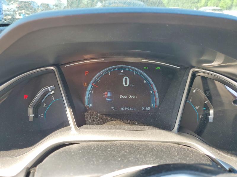 2021 Honda Civic VIN 2HGFC1F76MH702399 COPART salvage auction — REAR END, Nc - Salvage Certificate Of Title, sold $8,500 on 2026-07-02 (photo 9)