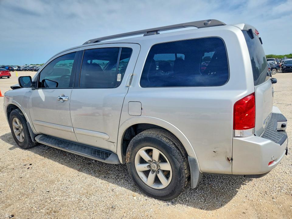 2015 Nissan Armada VIN 5N1BA0ND4FN604918 COPART salvage auction — FRONT END, Tx - Salvage Vehicle Title, sold $950 on 2026-07-09 (photo 2)