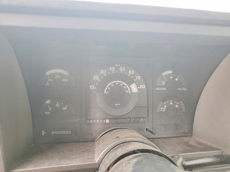 1990 Chevrolet Gmt-400 VIN 1GCDC14K1LZ230124 COPART salvage auction — FRONT END, Ga - Cert Of Title-Salvage, sold $825 on 2026-07-09 (photo 9)