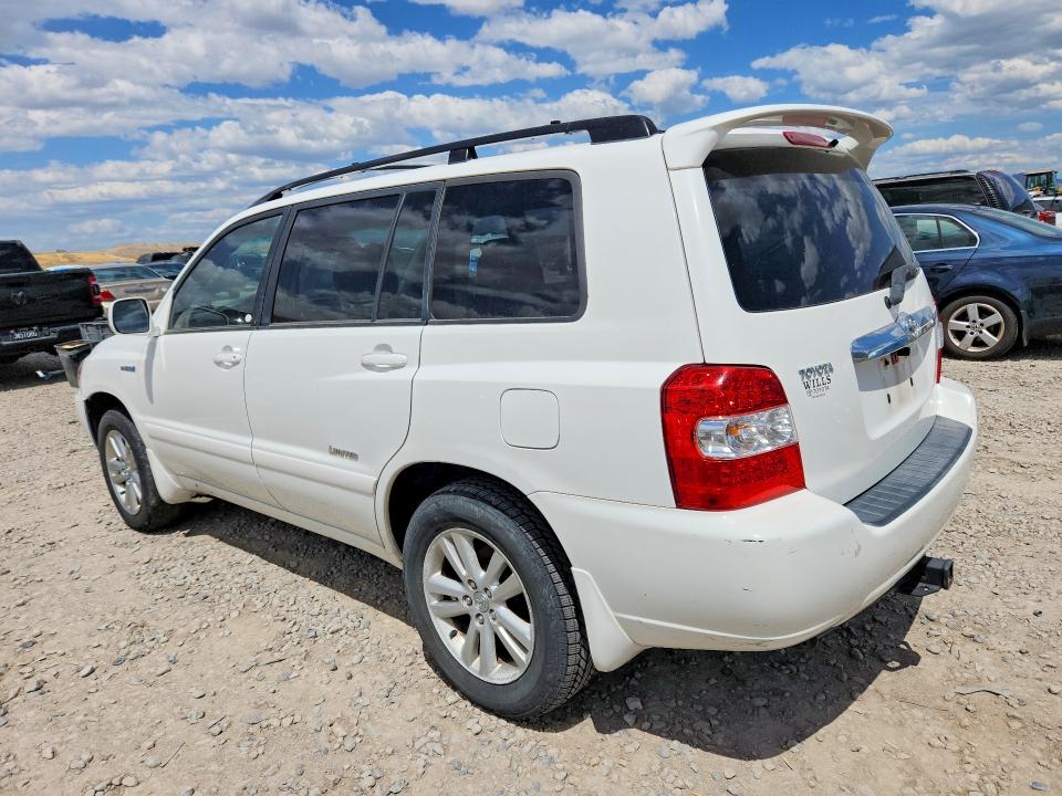 2006 Toyota Highlander hybrid VIN JTEDW21A960016107 COPART salvage auction — MINOR DENT/SCRATCHES, Wy - Certificate Of Title, sold $600 on 2026-07-02 (photo 2)