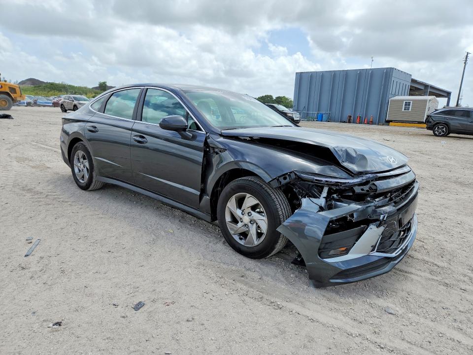 2026 Hyundai Sonata VIN KMHL24JA2TA579945 COPART salvage auction — FRONT END, Fl - Cert Of Title Slvg Rebuildable, sold $5,700 on 2026-07-16 (photo 4)