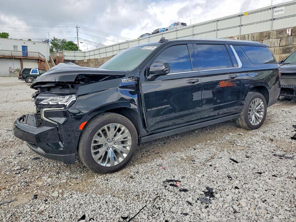 2021 Chevrolet Suburban VIN 1GNSKGKLXMR157157 COPART salvage auction — FRONT END, Oh - Cert Of Title-Salvage, sold $16,100 on 2026-07-31 (photo 1)