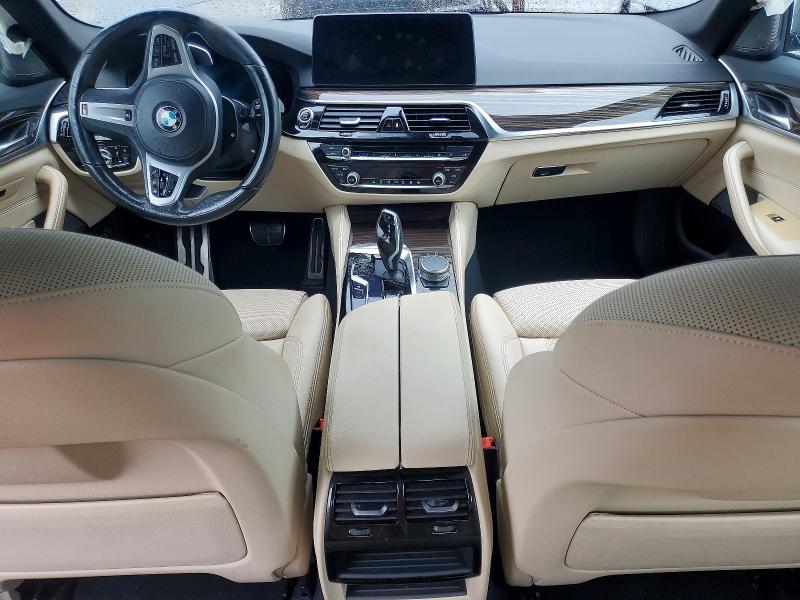 2021 BMW 5er VIN WBA53BH04MCF27802 COPART salvage auction — REAR END, Al - Cert Of Title-Salvage Title, sold $15,200 on 2026-07-20 (photo 8)