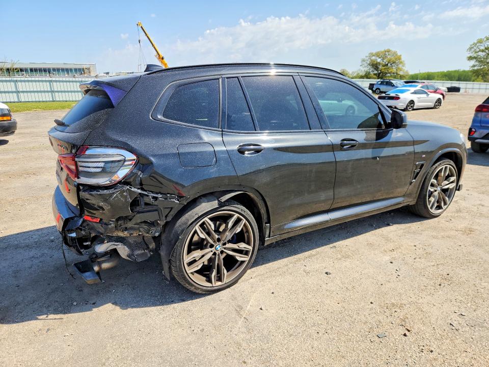 2018 BMW X3 VIN 5UXTS3C58J0Y95222 COPART salvage auction — REAR END, Wi - Certificate Of Title, sold $13,700 on 2026-07-14 (photo 3)