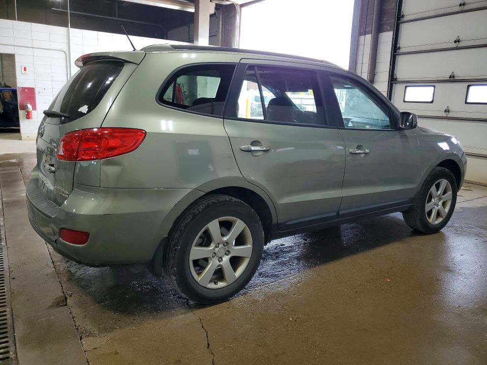 2008 Hyundai Santa fe VIN 5NMSH73E88H195925 COPART salvage auction — REAR END, Mn - Cert Of Title-Prior Salvage, sold $525 on 2026-07-09 (photo 3)