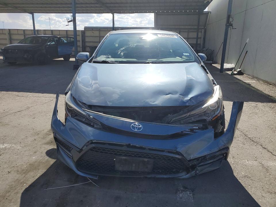 2020 Toyota Corolla VIN JTDS4RCE9LJ043310 COPART salvage auction — FRONT END, Tx - Salvage Vehicle Title, sold $7,300 on 2026-07-17 (photo 5)