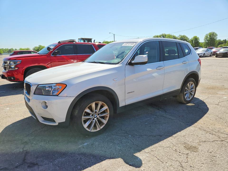 2013 BMW X3 VIN 5UXWX9C54D0A08384 COPART salvage auction — REAR END, In - Certificate Of Title (P), sold $2,350 on 2026-07-11 (photo 1)