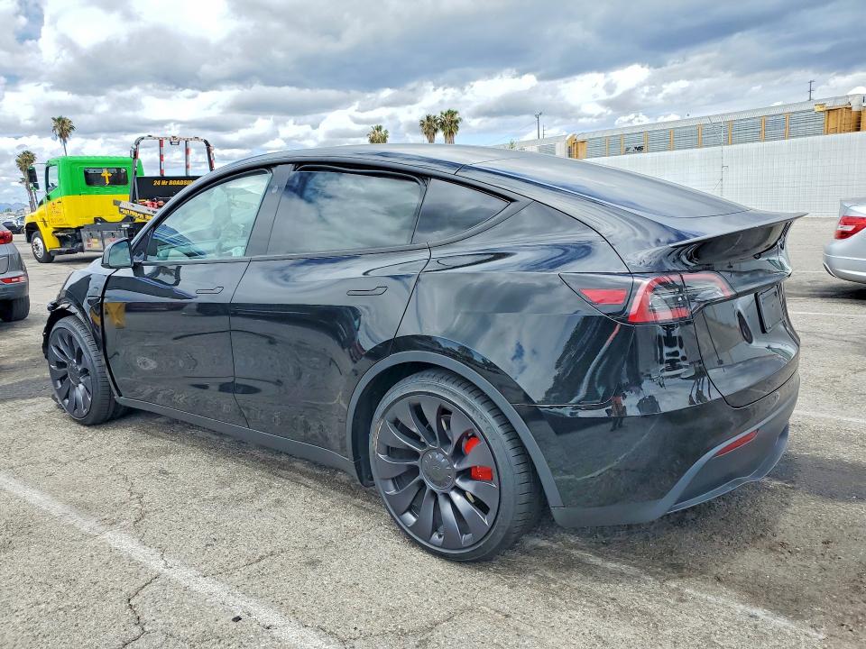 2024 Tesla Model y VIN 7SAYGDEF3RF053392 COPART salvage auction — FRONT END, Ca - Salvage Certificate, sold $8,200 on 2026-07-28 (photo 2)