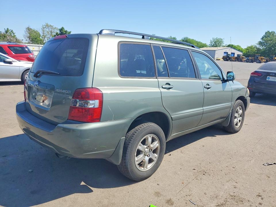 2006 Toyota Highlander VIN JTEEP21A860157316 COPART salvage auction — FRONT END, Nj - Cert Of Title-Salvage, sold $1,150 on 2026-07-02 (photo 3)