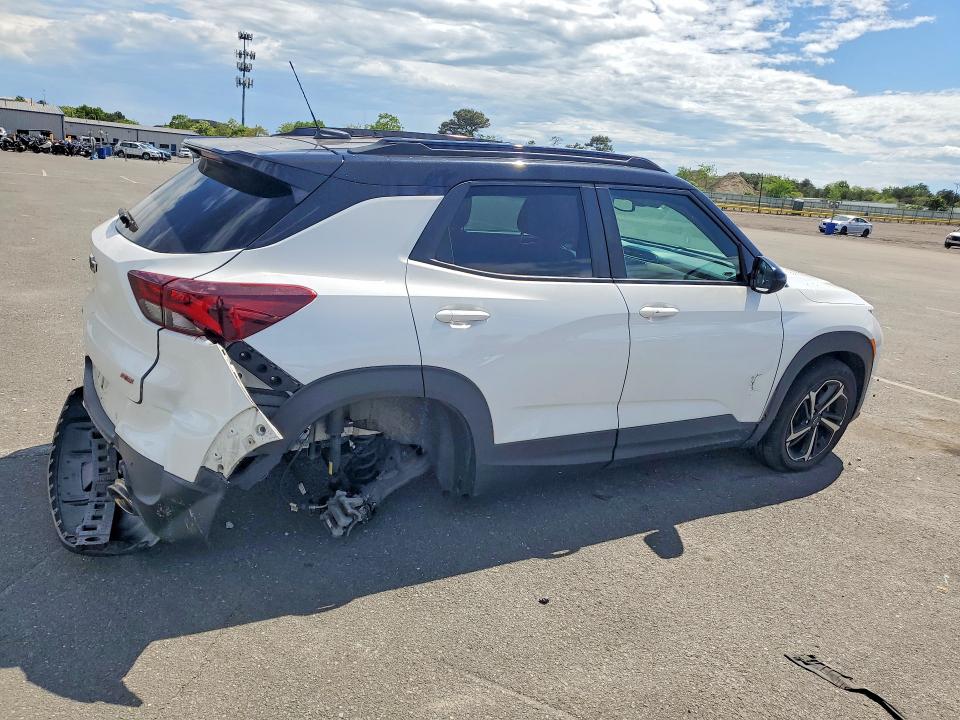 2022 Chevrolet VIN KL79MUSL1NB027422 COPART salvage auction — REAR END, Ny - Mv-907A Salvage Certificate, sold $3,100 on 2026-07-06 (photo 3)