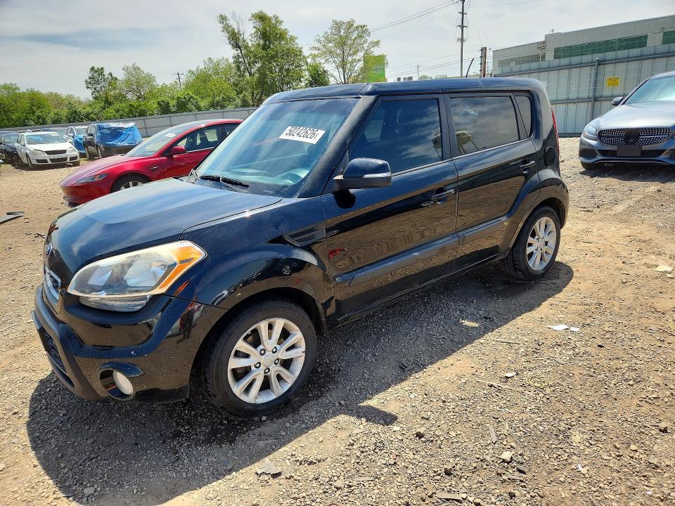 2013 Kia Soul VIN KNDJT2A63D7488156 COPART salvage auction — FRONT END, Il - Salvage Certificate, sold $400 on 2026-07-08 (photo 1)